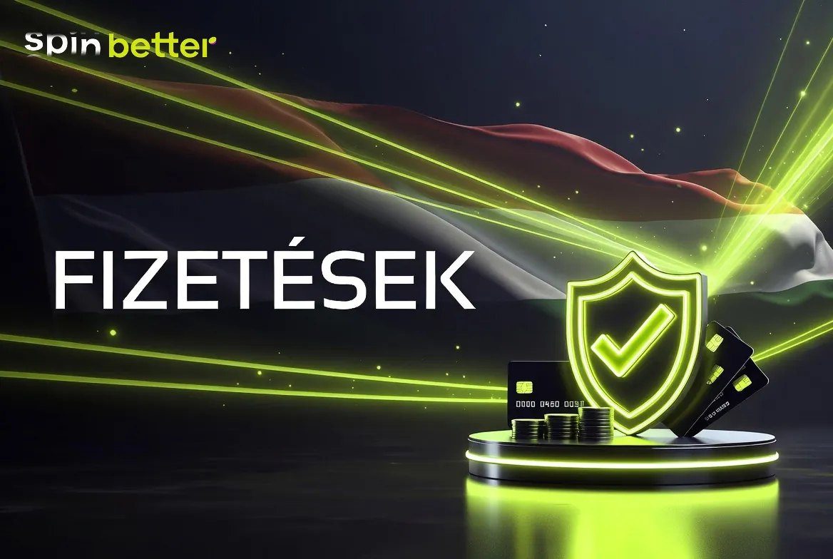 SpinBetter withdrawal felülete a kaszinó pénztár oldalán